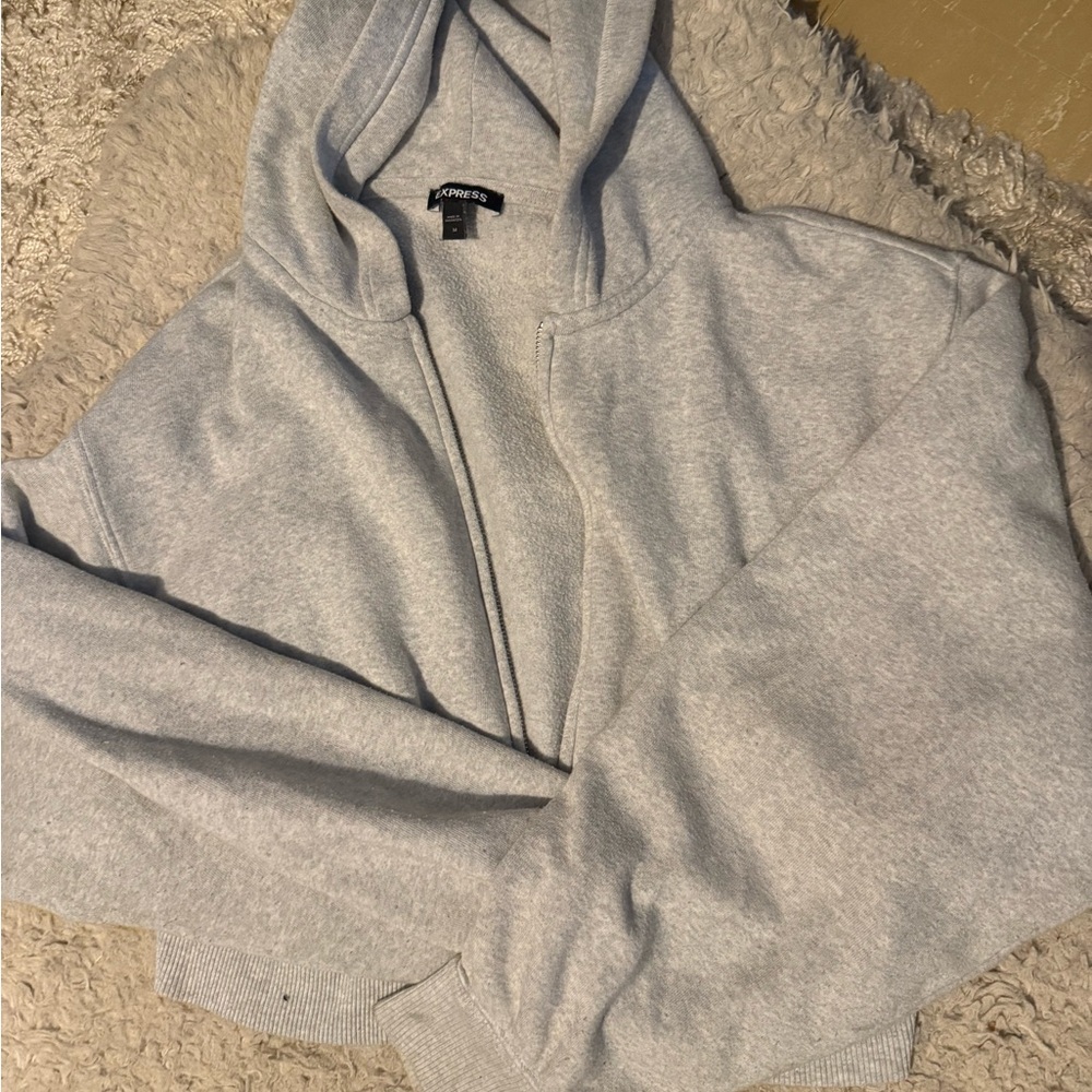 Express Light Gray Hoodie